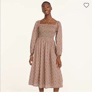 J. Crew x Liberty Smocked Dress Size L